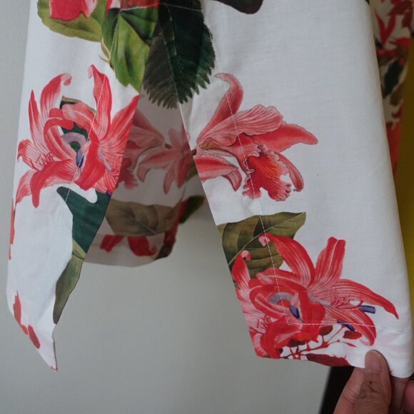 Gianni Bini Thea Camp Shirt XS S Medium M SM Small Hawaiian Tropical Bliss vacay - Picture 13 of 16